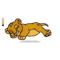 Lion Kid Embroidery Animal_15